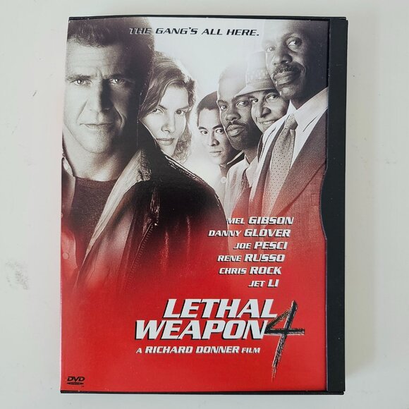 Lethal Weapon 4 DVD 1998 Widescreen - Mel Gibson, Danny Glover, Joe Pesci Jet Li - Picture 1 of 3